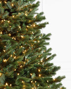 Árvore de Natal Verde Tradicional com Galhos Articulados, Suporte Metálico e Micro LEDs Embutidos